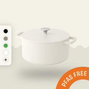 Crème | Gietijzeren Braadpan 20 cm | 2.5 liter | Cook & Pan